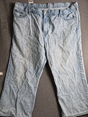 Old Navy Light Blue 90s Baggy Fit Men’s Jeans 46×30 Retro Grunge